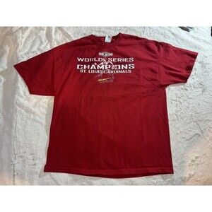 Vintage St. Louis Cardinals World Series Champions 2006 Graphic T-Shirt 2XL